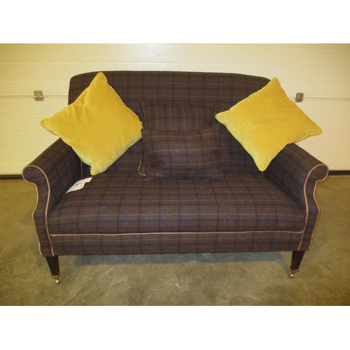 629 - Tetrad Bowmore Harris Tweed Settee