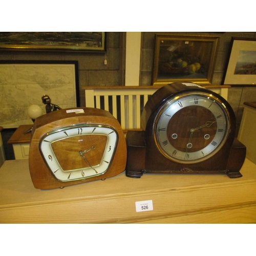 126 - Two Smiths Mantel Clocks