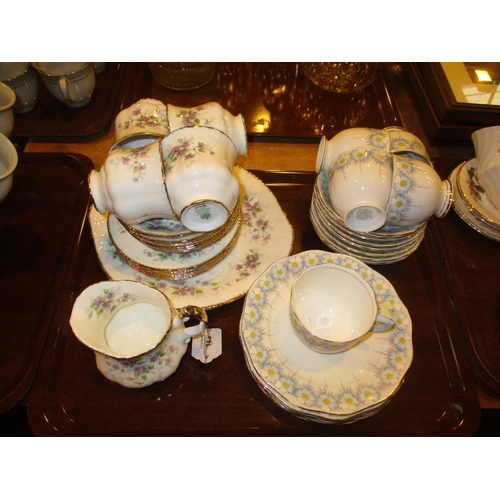 143 - Paragon Malandi 18 Piece Tea Set and Roslyn 21 Piece Tea Set