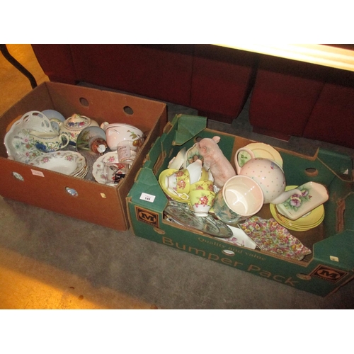 149 - Two Boxes of Decorative Ceramics