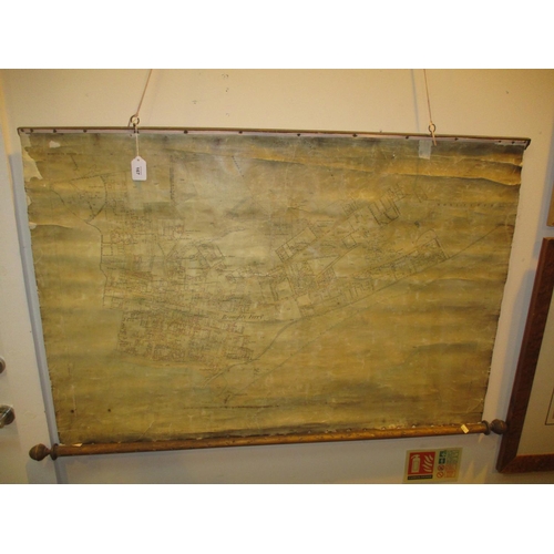 167 - Antique Map of Broughty Ferry, Linen Backed, 70x105cm