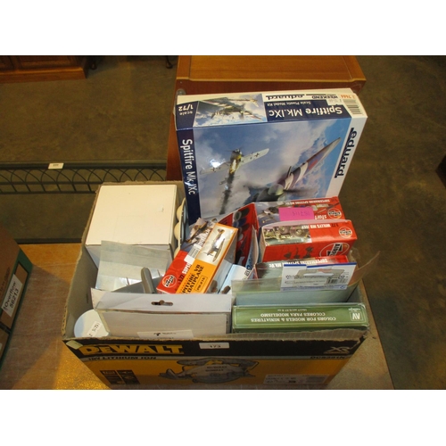 173 - Box of Airfix and Other Kits