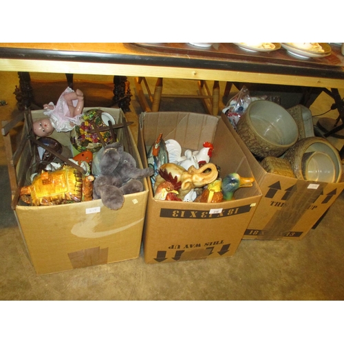 218 - Three Boxes of Decorative Items