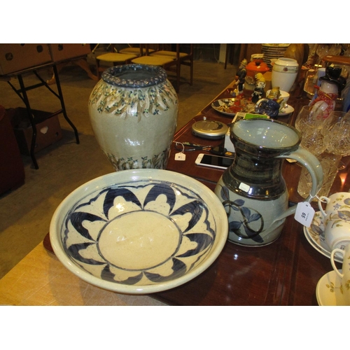 65 - St. Andrews Pottery Jug, Art Pottery Bowl and Vase