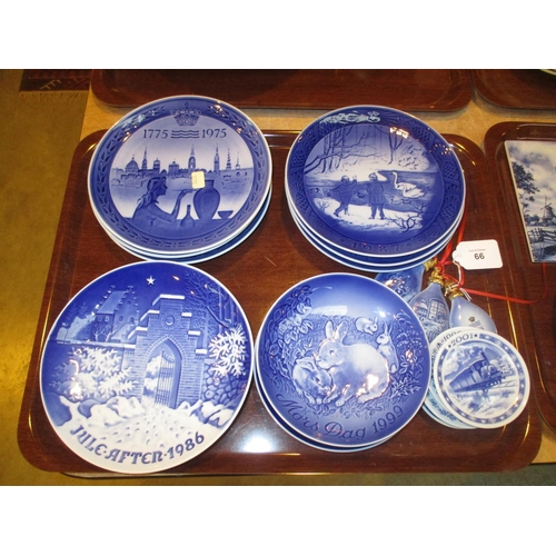 66 - Royal Copenhagen and Other Calendar Plates etc