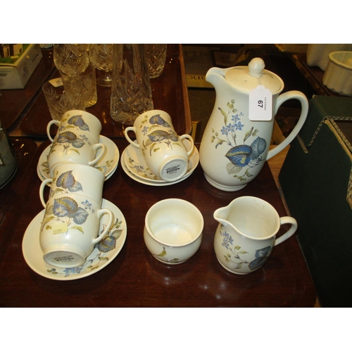 67 - Sylvac 15 Piece Coffee Set