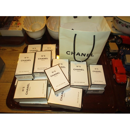 78 - Collection of Chanel No. 5 Perfume Bottles, empty