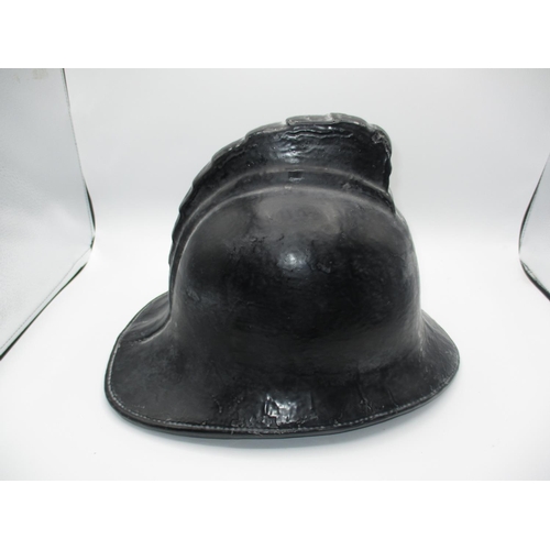 268 - Vintage Firemans Helmet with London Fire Brigade Logo