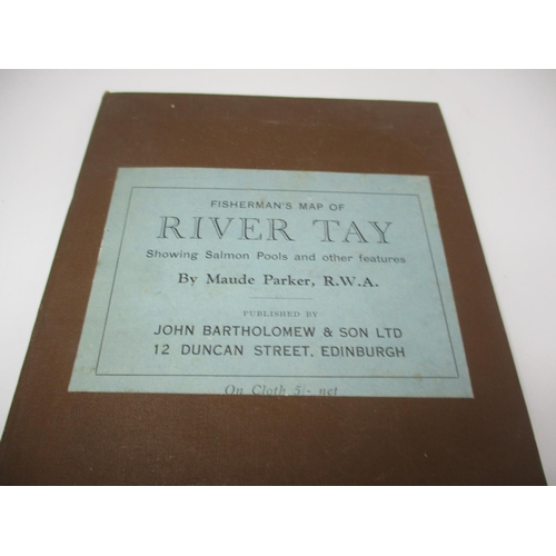 273 - Fishermans Map of River Tay by Maude Parker RWA