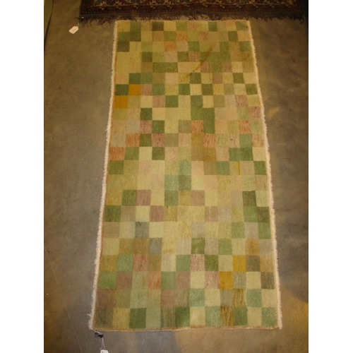 396 - Two Eastern Rugs, 140x67cm and 158x118cm