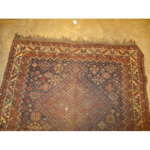 396 - Two Eastern Rugs, 140x67cm and 158x118cm