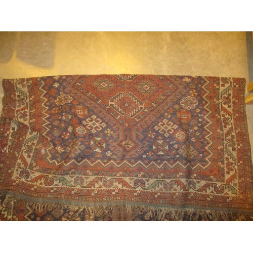 396 - Two Eastern Rugs, 140x67cm and 158x118cm