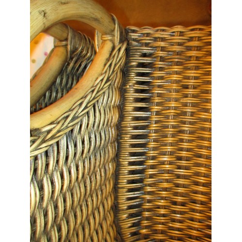 476 - Pair of Wicker Conservatory Chairs