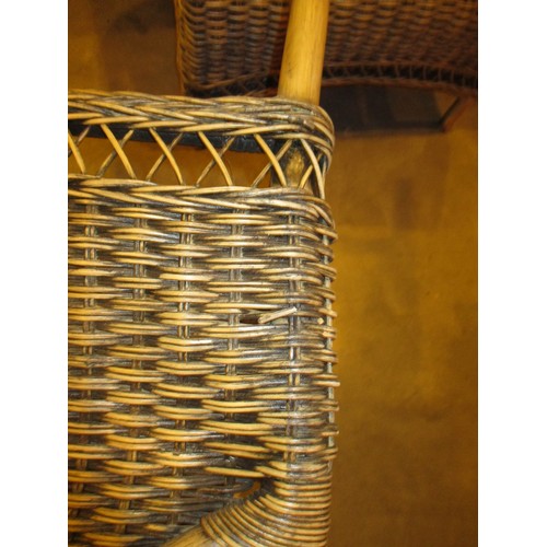 476 - Pair of Wicker Conservatory Chairs