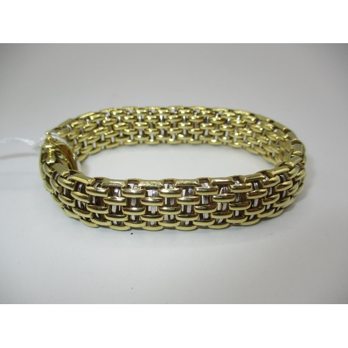 435 - Fope 18ct Gold Multi Link Bracelet, 53.88g