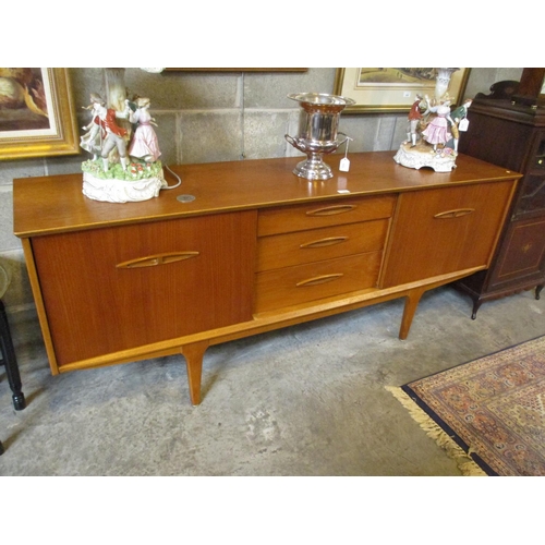 Jentique Mid 20th Century Teak Long John Sideboard, 183x44cm, 74cm h