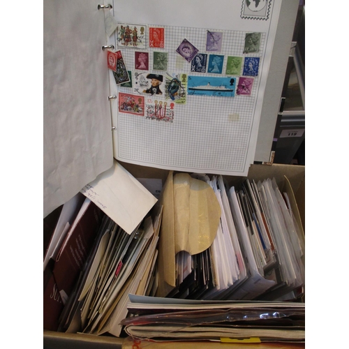 120 - Box of First Day Covers, Stamps etc