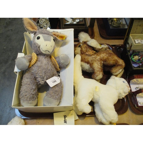 Steiff Cat, Rabbit and Donkey
