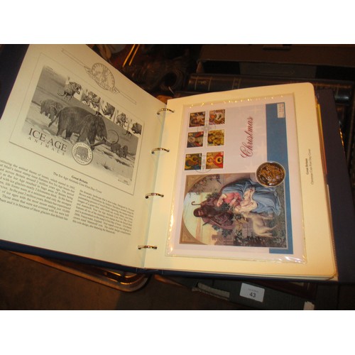 43 - Eight Albums of Coin Covers, First Day Covers etc