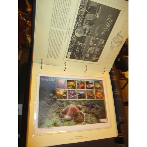 43 - Eight Albums of Coin Covers, First Day Covers etc