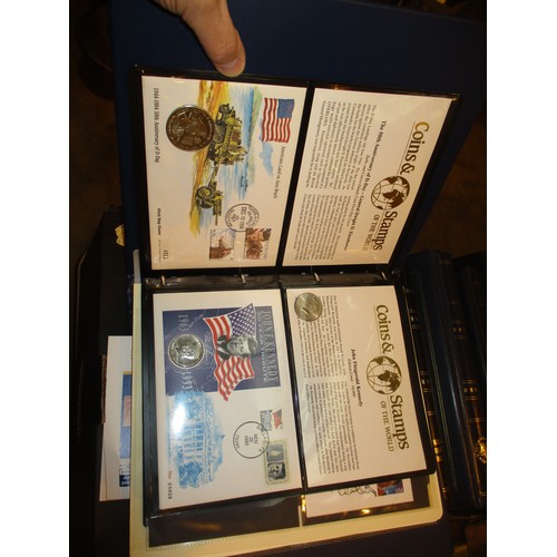 48 - Five Albums of Royal Coin Covers, First Day Covers etc