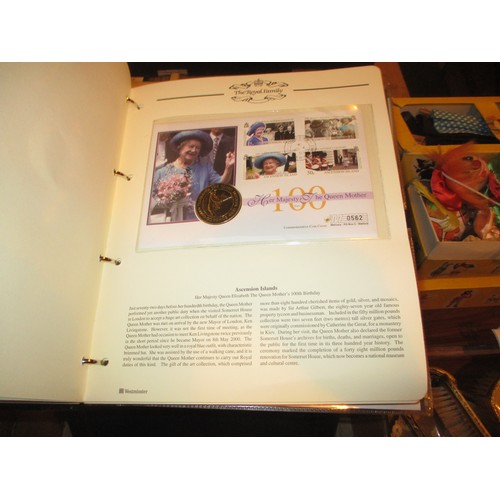 48 - Five Albums of Royal Coin Covers, First Day Covers etc