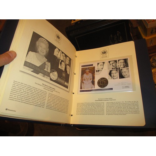 48 - Five Albums of Royal Coin Covers, First Day Covers etc