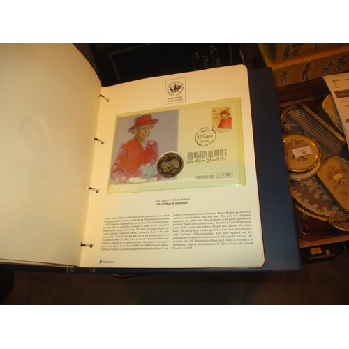 48 - Five Albums of Royal Coin Covers, First Day Covers etc