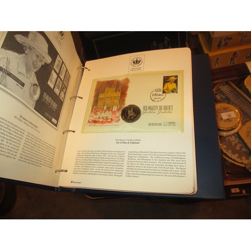 48 - Five Albums of Royal Coin Covers, First Day Covers etc
