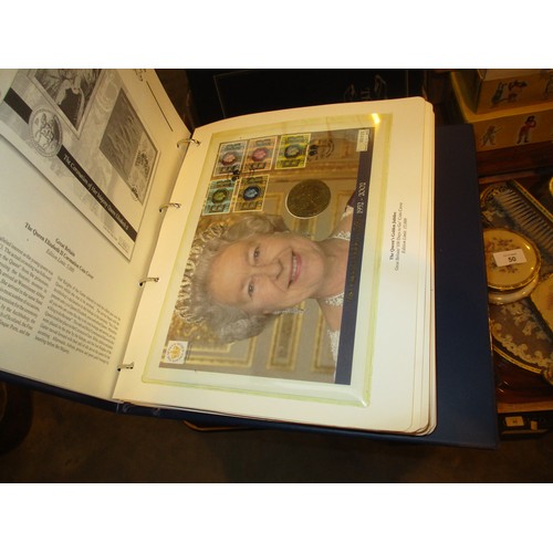 48 - Five Albums of Royal Coin Covers, First Day Covers etc