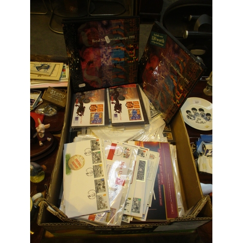 229 - Royal Mail Special Stamps 1991 (3), First Day Covers etc