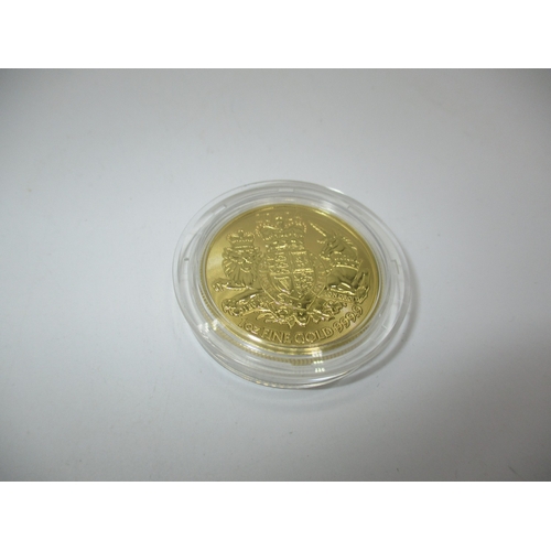 397 - 2024 100 Pound Coin 1oz Fine Gold 999.9, Royal Coat of Arms