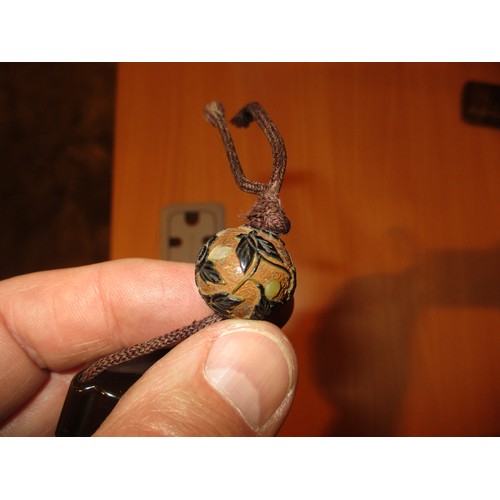 329 - Two Japanese Lacquer 5 Section Inros, one with an Ojime