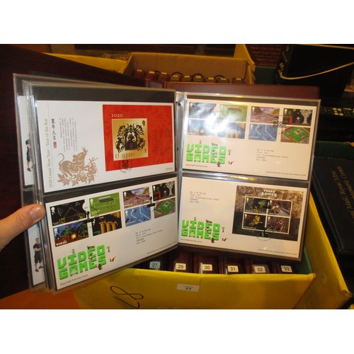 23 - Eight Albums of First Day Covers etc