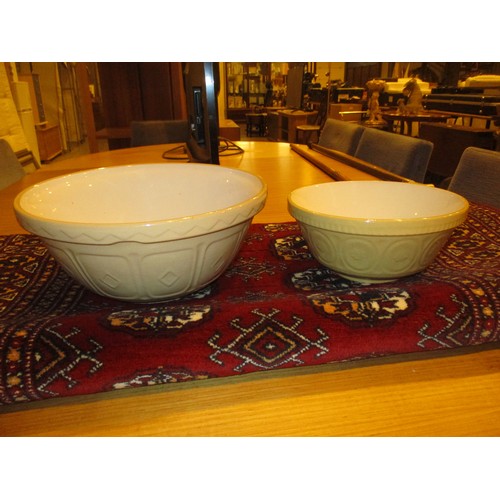 1 - Two Mixing Bowls, 2 Shortie Moulds, Mortar and Pestle