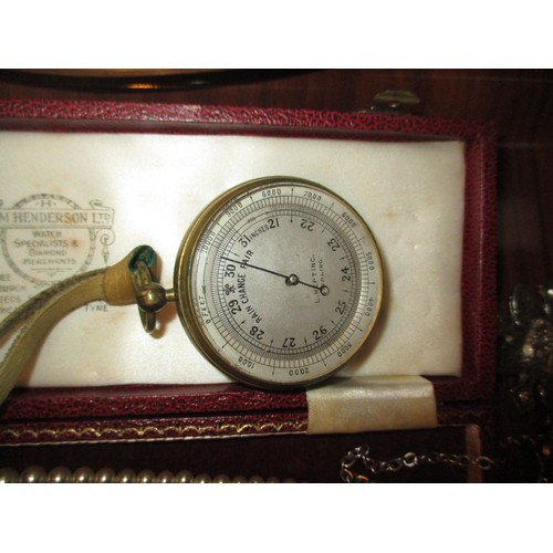 46 - L. Heptig Stirling Pocket Barometer and Various Watches etc