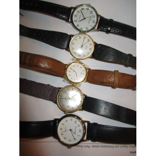 46 - L. Heptig Stirling Pocket Barometer and Various Watches etc