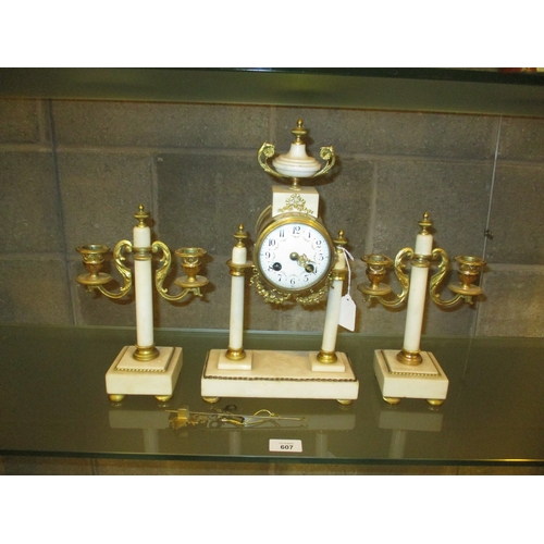 19th Century French Clock Garniture