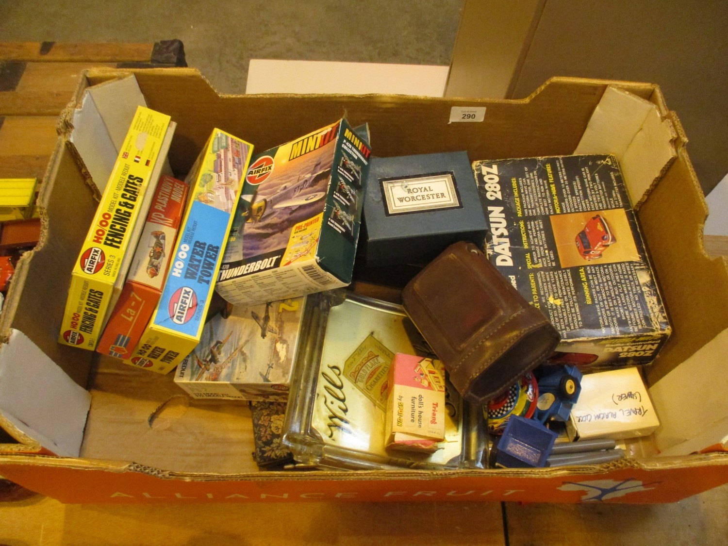 Box with Airfix and Other Model Kits etc