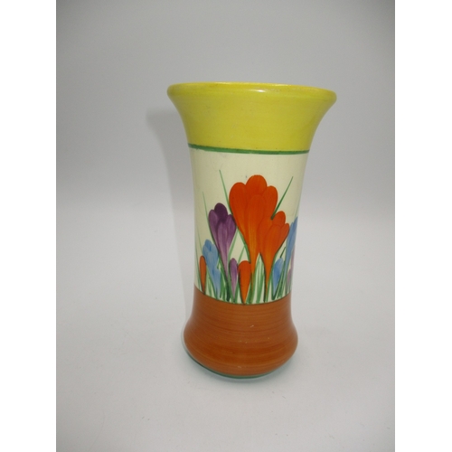 Clarice Cliff Bizarre Crocus Vase, 16cm
