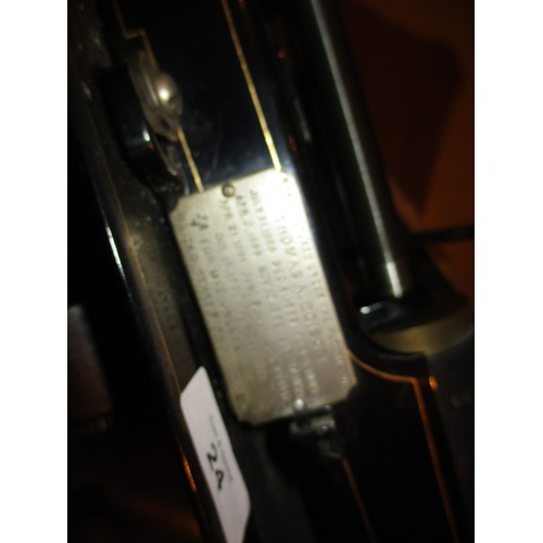 24 - Edison Home Phonograph with 2 Horns, H694