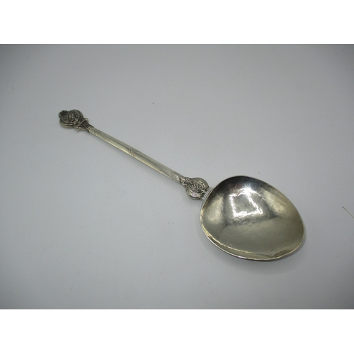Arts & Crafts Silver Serving Spoon, London 1836, by The Artificers Guild, 136g, 26.5cm long