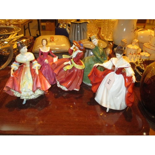 Five Royal Doulton Figures