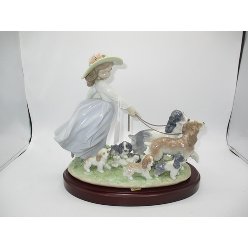 561 - Lladro Privilege Figure Puppy Parade No. 6784