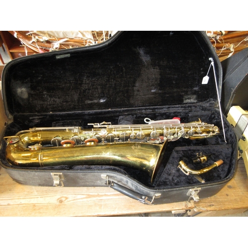 206 - Buescher 400 Saxophone, No 831028, with Case