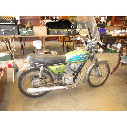 736 - Honda 125 Motorcycle KSN115P, no papers