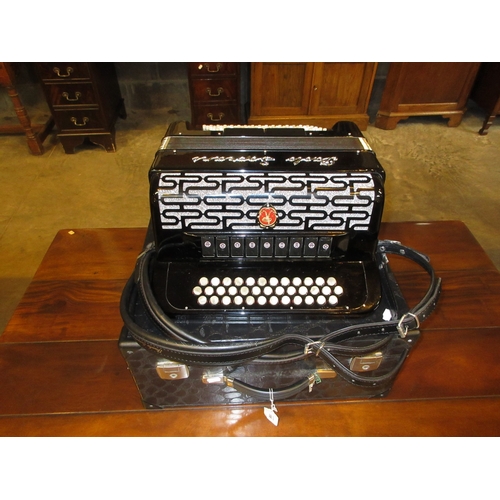 196 - Paolo Soprani Accordion with Case