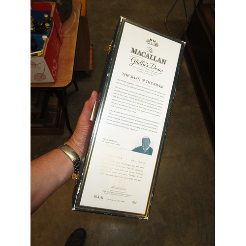 171 - The Macallan Ghillies Dram 12 Years Old, along with Beat on The Spey Print