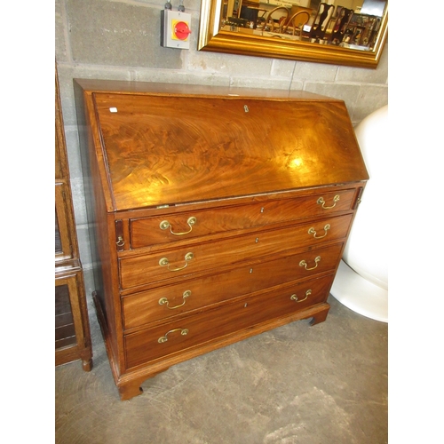 541 - George III Mahogany Bureau, 107x54x111cm h