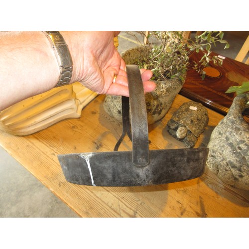 145 - Cast Iron Hanging Frying Pan, 34cm